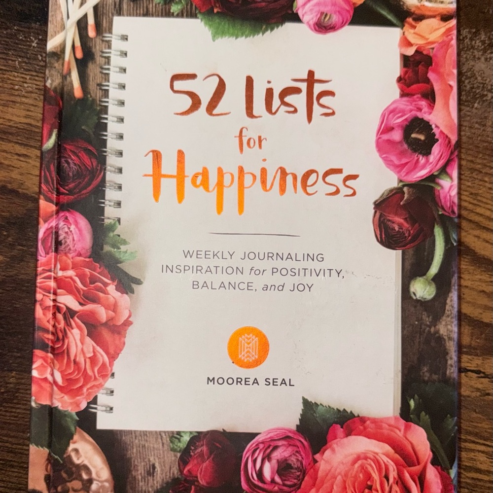 52 Lists for Happiness Journal by Moorea Seal